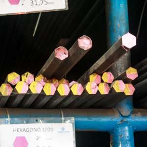 Acero 1020 - Hexagonal
